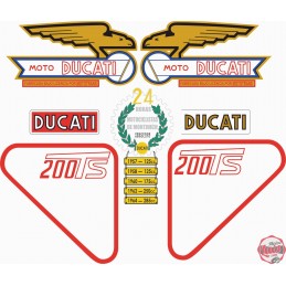 Juego Adhesivos Ducati 200 TS